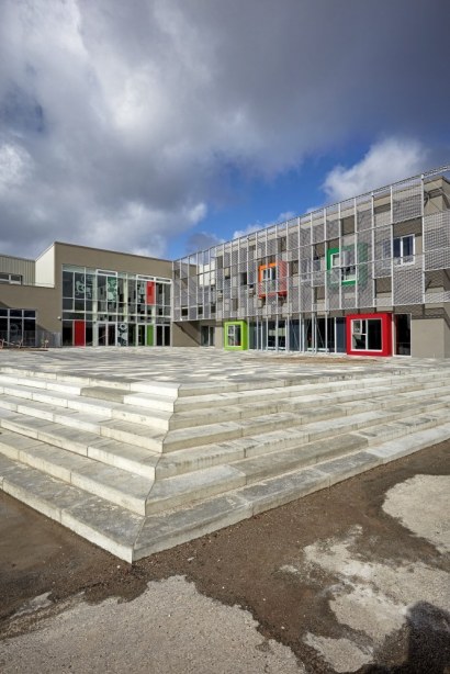 Ny Frederiksberg Skole - Facaderne